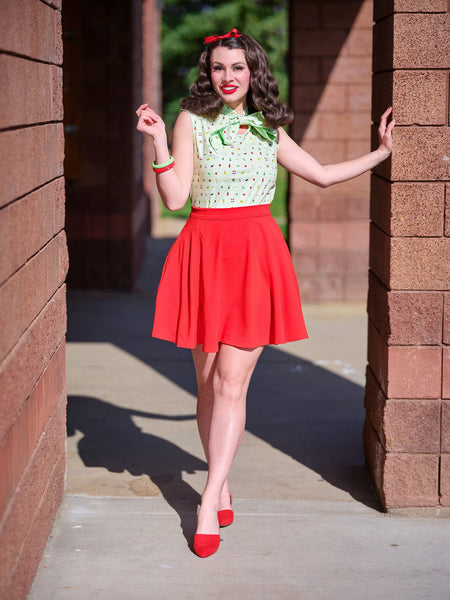 Tomato Skater Skirt