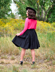 Helen Retro Blouse in Pink