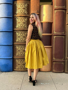 Peggy Swing Skirt in Mustard