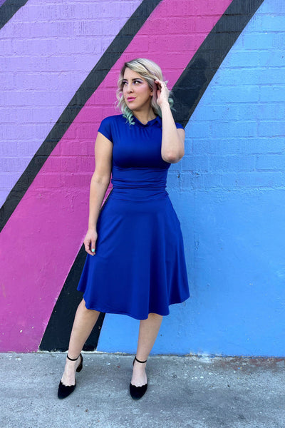 Bombshell Dress in Royal Blue