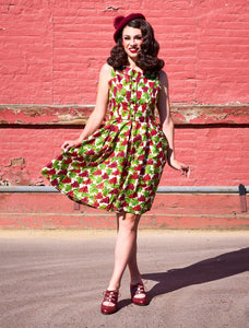 Elizabeth Dress in Grapes