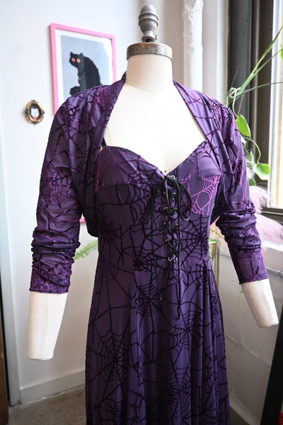 Willow Dress and Bolero in Violet