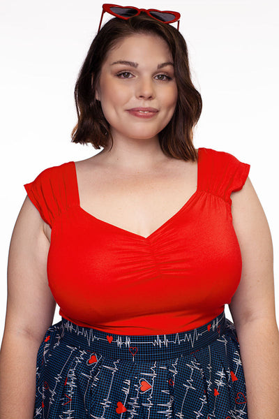 Isabel Top in Red