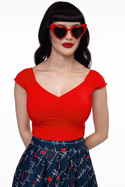 Isabel Top in Red