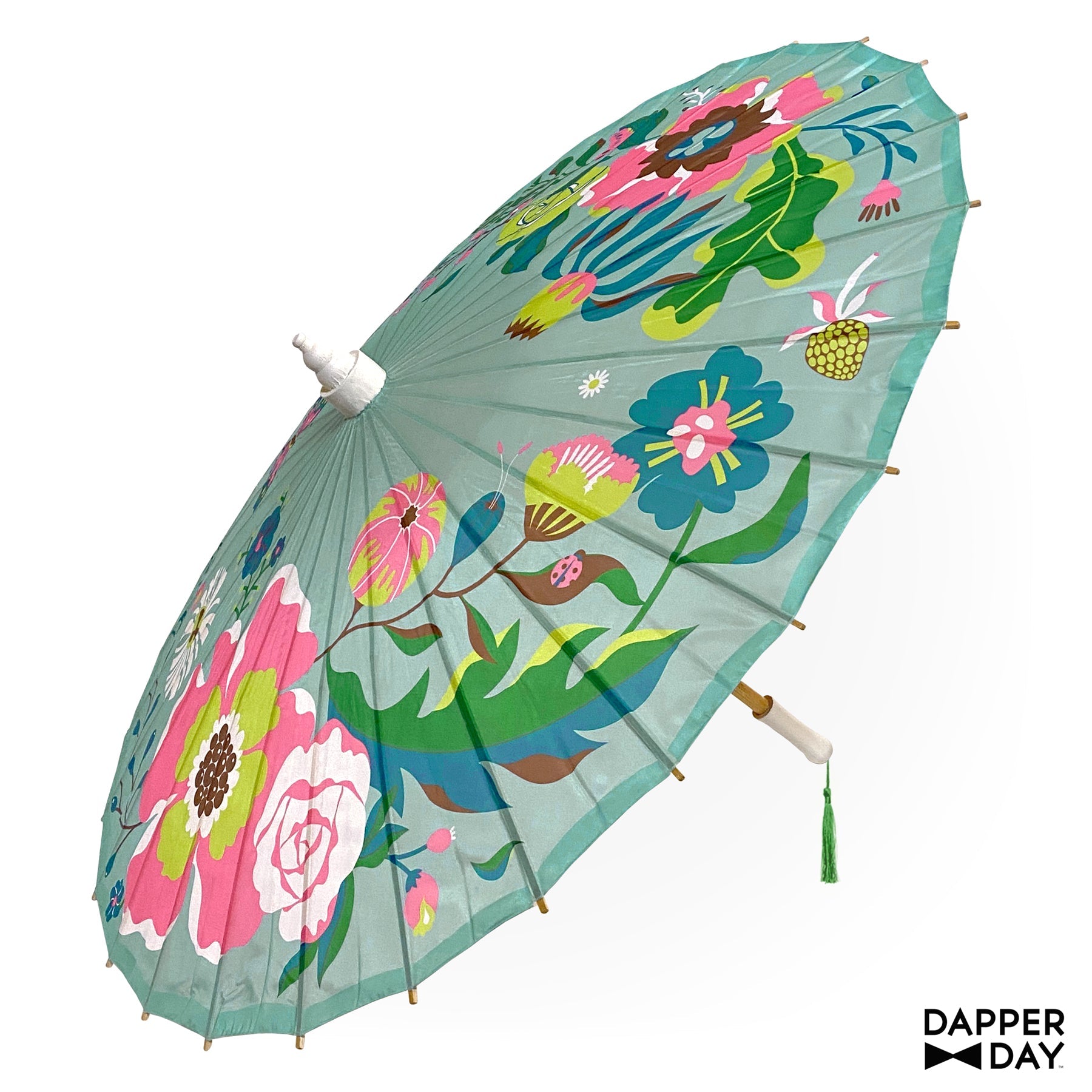 'Garden Party' Parasol (Mint)