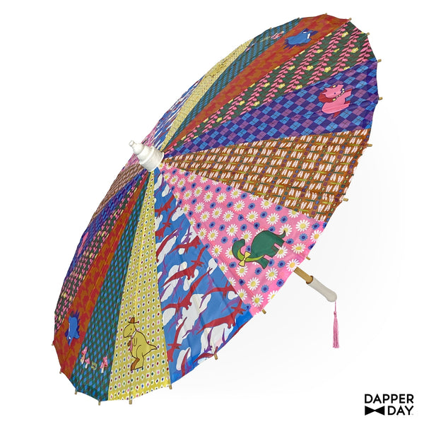 'Prehistoric Patchwork' Parasol